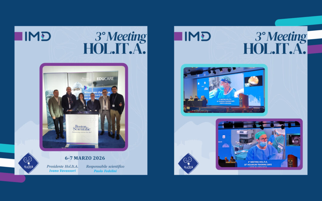 IMD e Boston Scientific Urology al congresso HOL.IT.A. 2026