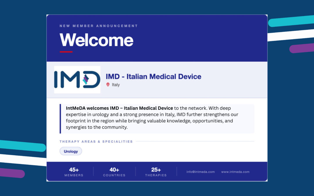 IMD entra a far parte di IntMeDA: una rete internazionale per l’innovazione nel settore medicale